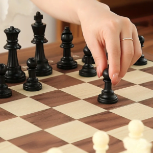 شطرنج مغناطيسي قابل للطي: لعبة ذكاء ممتعة لجميع أفراد العائلة