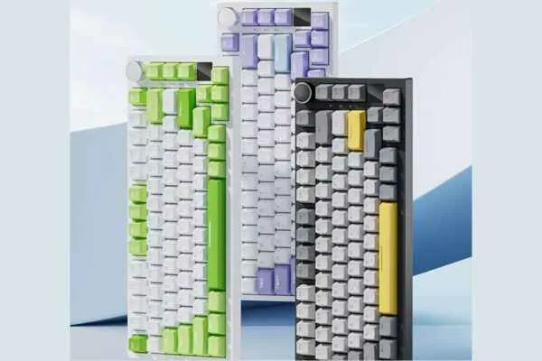 AJAZZ AK820 Pro لوحة مفاتيح ألعاب ميكانيكية بشاشة TFT وإضاءة RGB