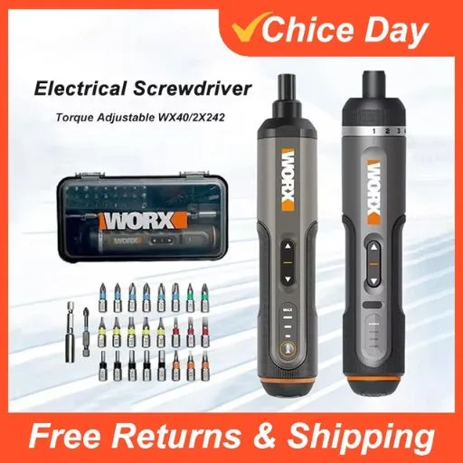 مجموعة مفك كهربائي صغير Worx 4V - أفضل أدوات يدوية 2025