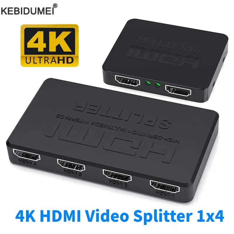 فاصل HDMI 1 في 4 عالي الدقة