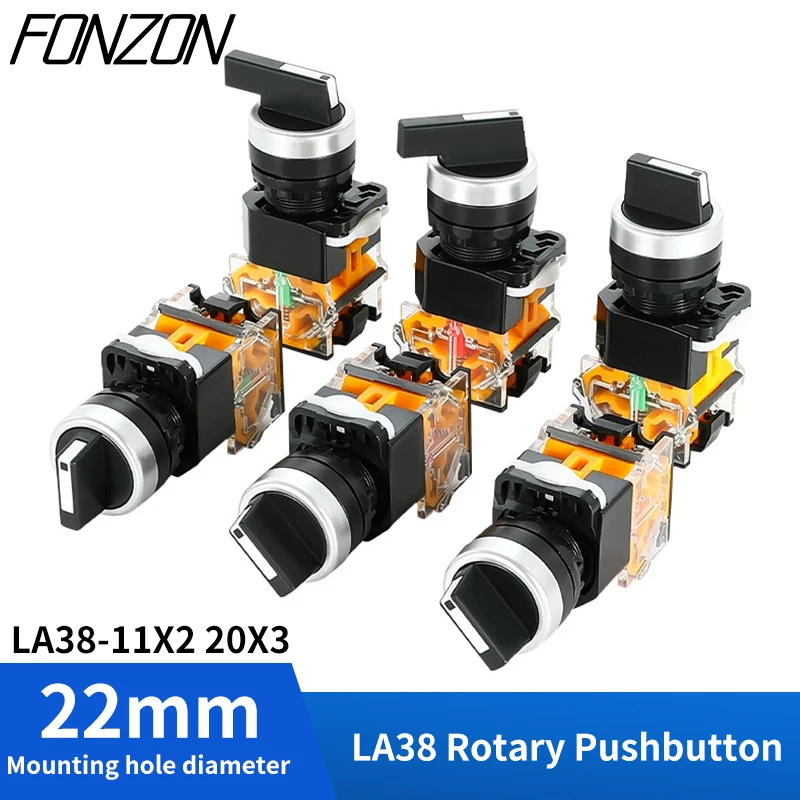مفتاح انتقاء LA38-11X2 دوار