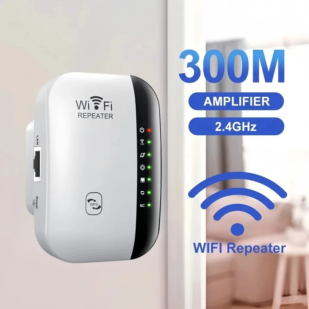 مكبر واي فاي 300 Mbps لتعزيز الإشارة