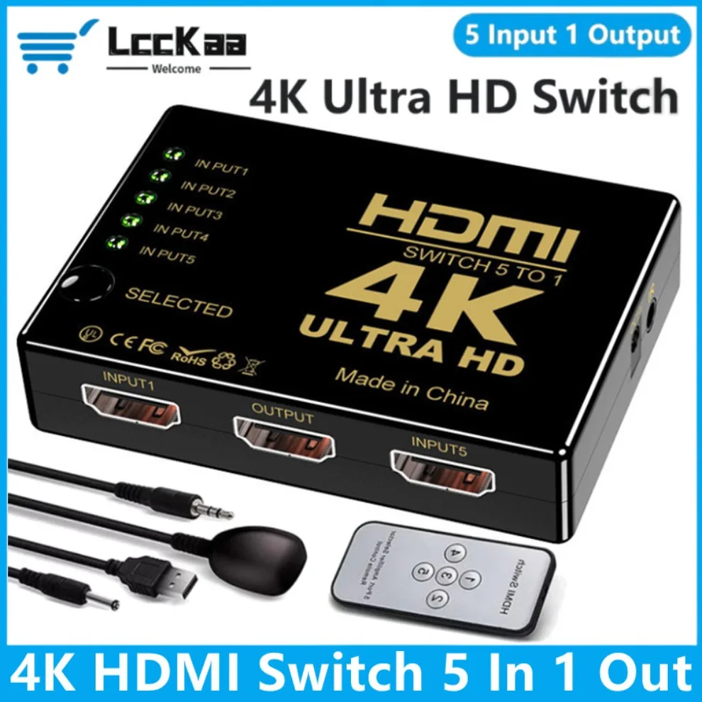 مفتاح KVM HD 4K لتوزيع الفيديو