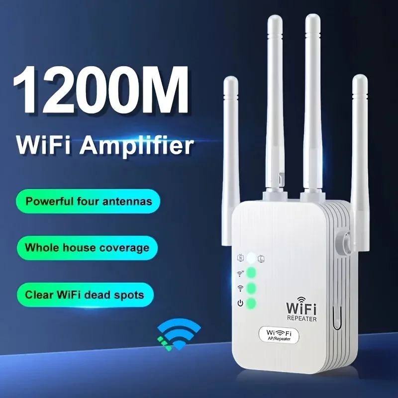 مكرر واي فاي ثنائي النطاق 1200Mbps