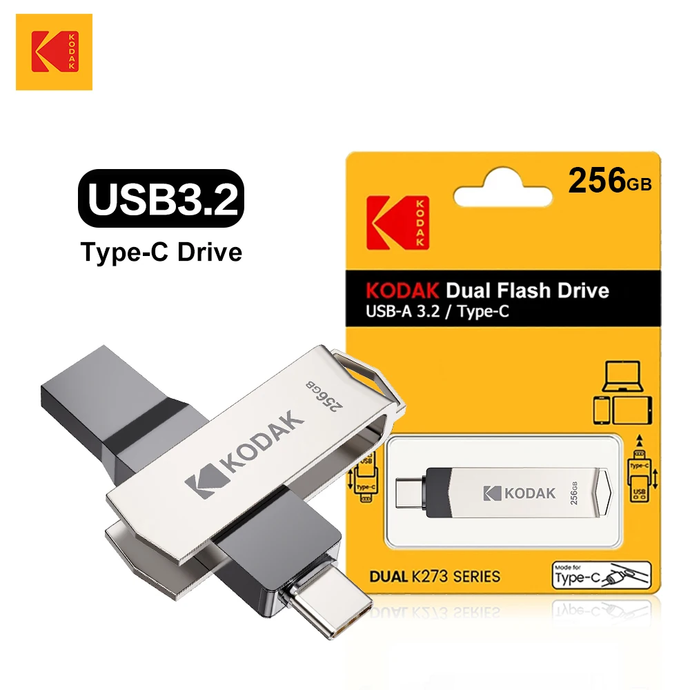 محرك أقراص فلاش مزدوج USB-C بسرعة عالية
