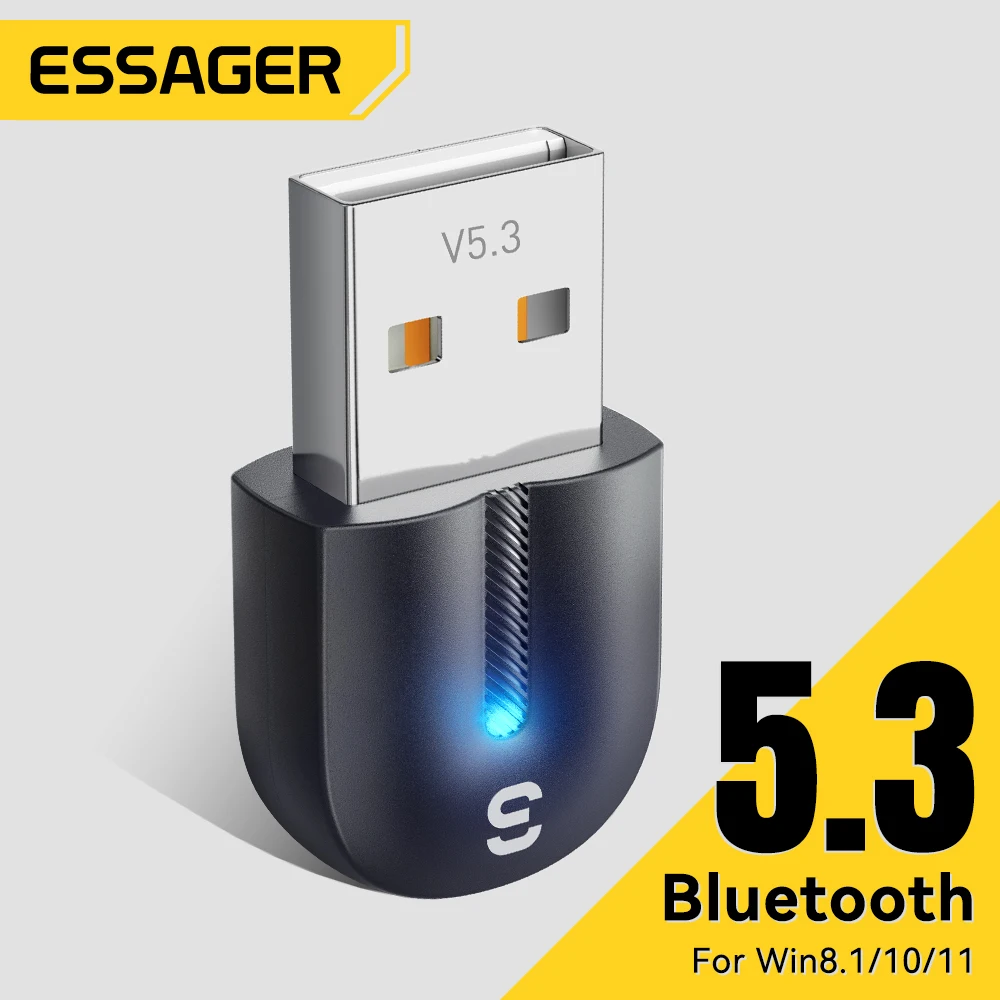 محول بلوتوث USB 5.3 للاستقبال والإرسال