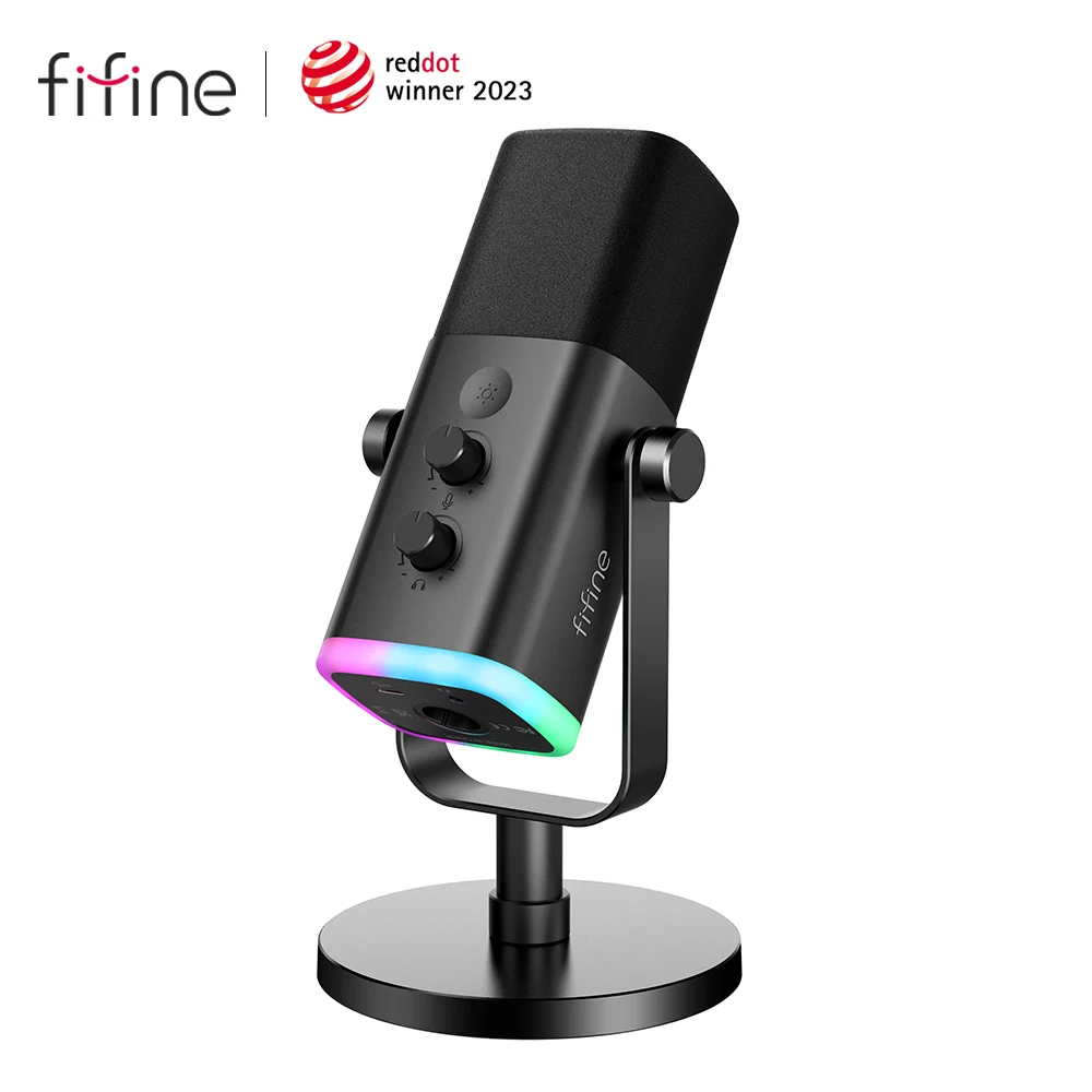 ميكروفون ديناميكي FIFINE USB/XLR للألعاب