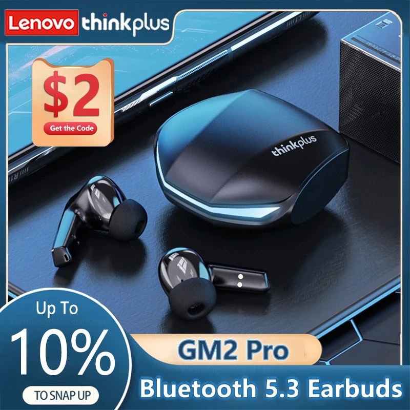 سماعات بلوتوث لينوفو GM2 برو
