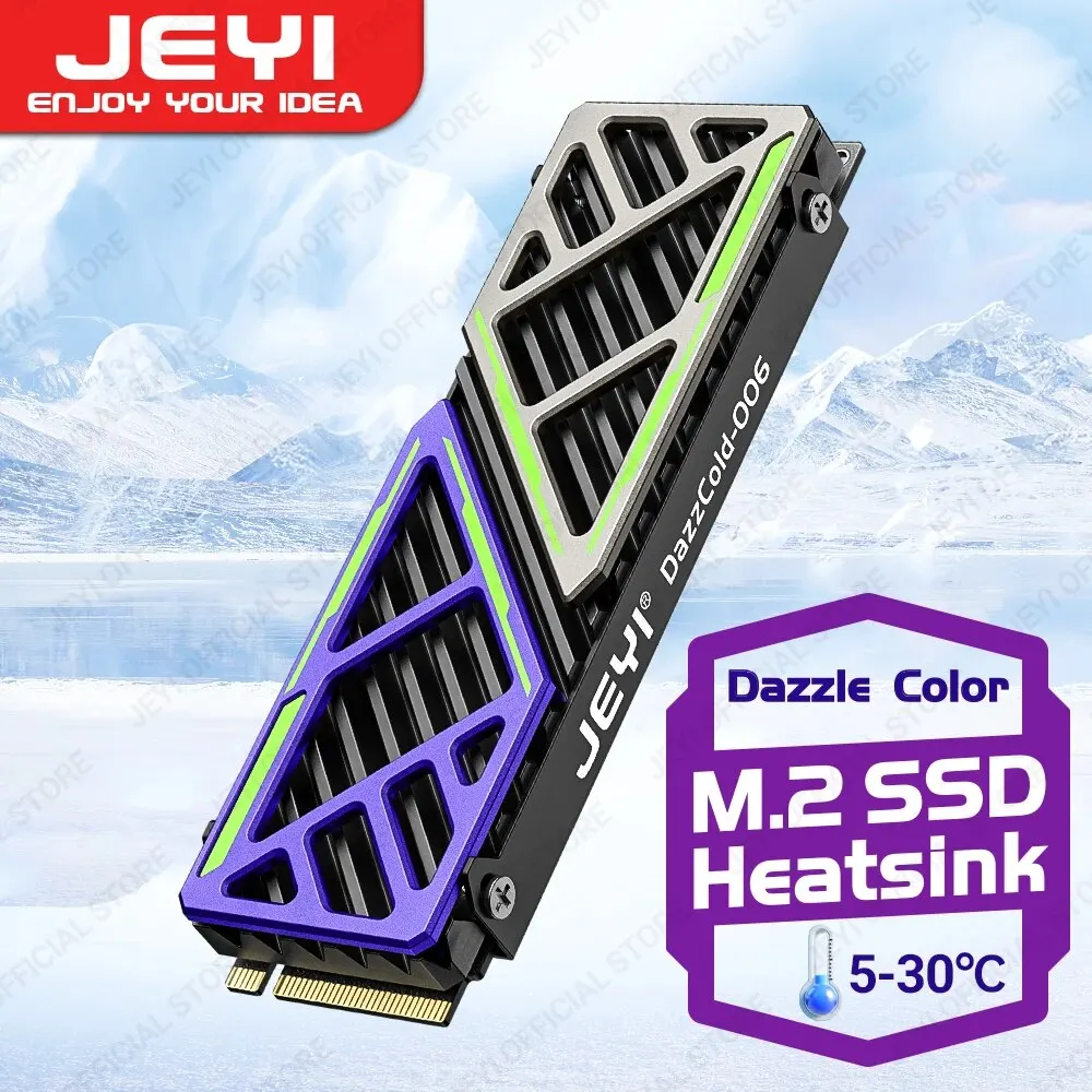 مبرد JEYI Dazzcold M.2 SSD الفعال