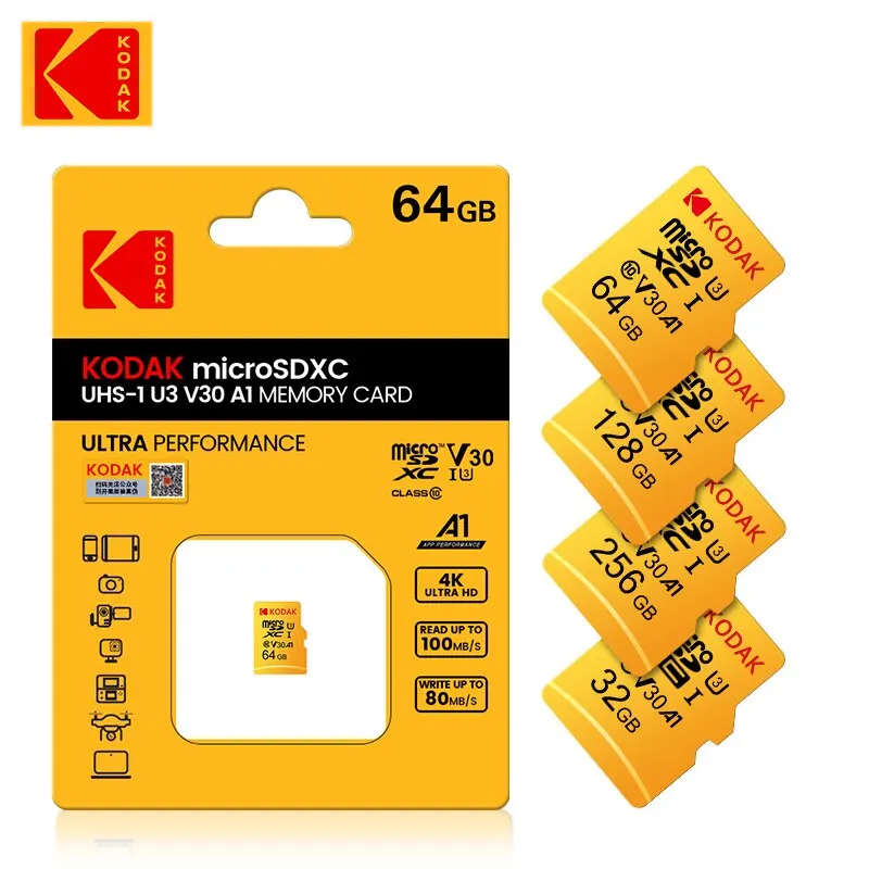 بطاقة Kodak Micro SD عالية السرعة