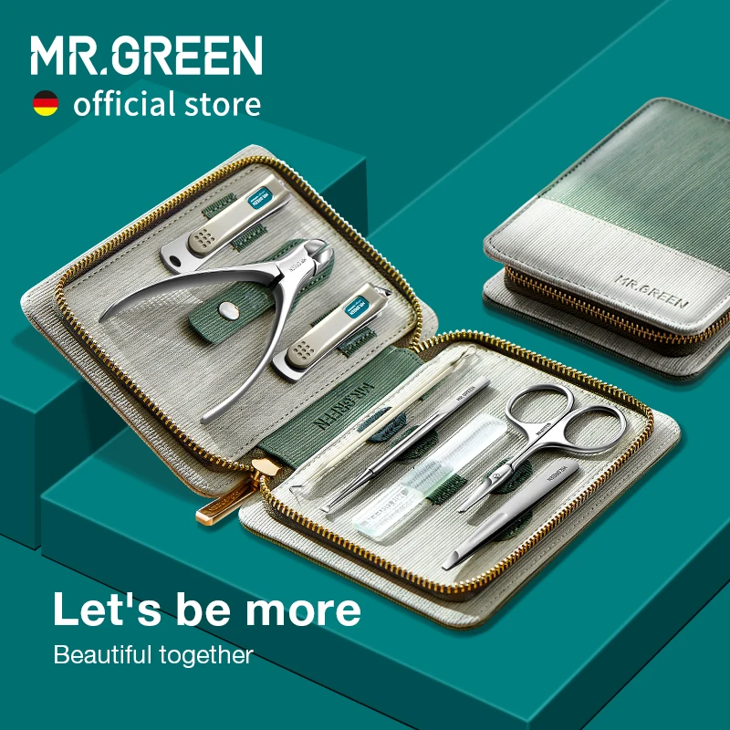 مجموعة مانيكير MR.GREEN الاحترافية للسفر