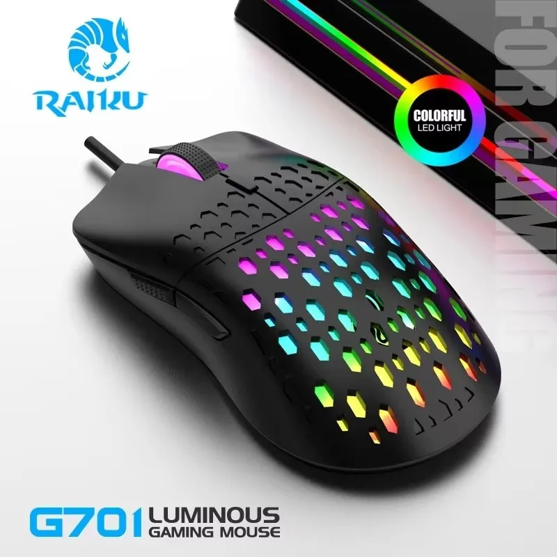 RAIKU G701 ماوس مميز للألعاب والمكتب