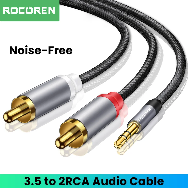 سلك صوتي Rocoren لمكبرات الصوت