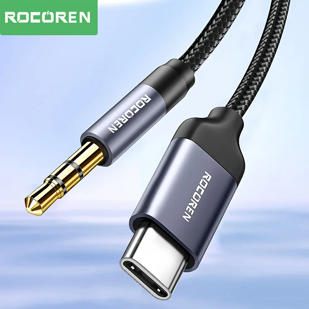 محول Rocoren USB نوع C إلى AUX