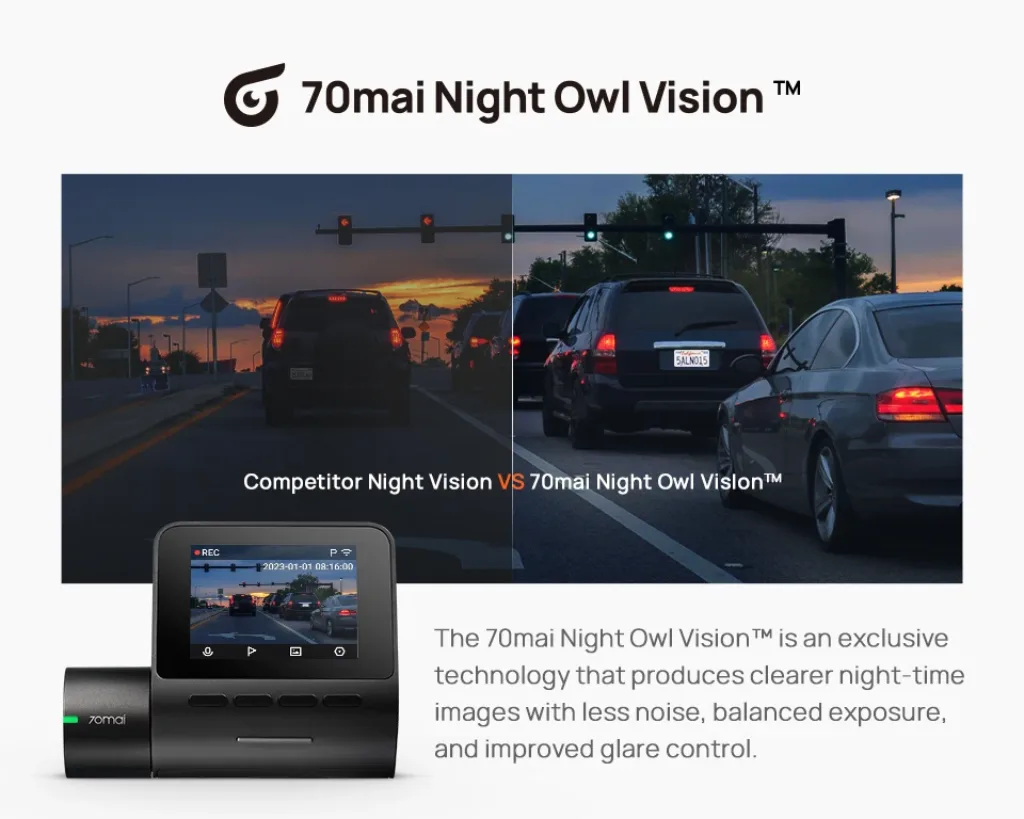 مراجعة 70mai Dash Cam A200: الأمان الذكي بدقة 1080P و60 إطاراً