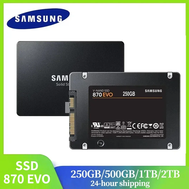 قرص سامسونج SSD 870 EVO بسعة 1 تيرا بايت