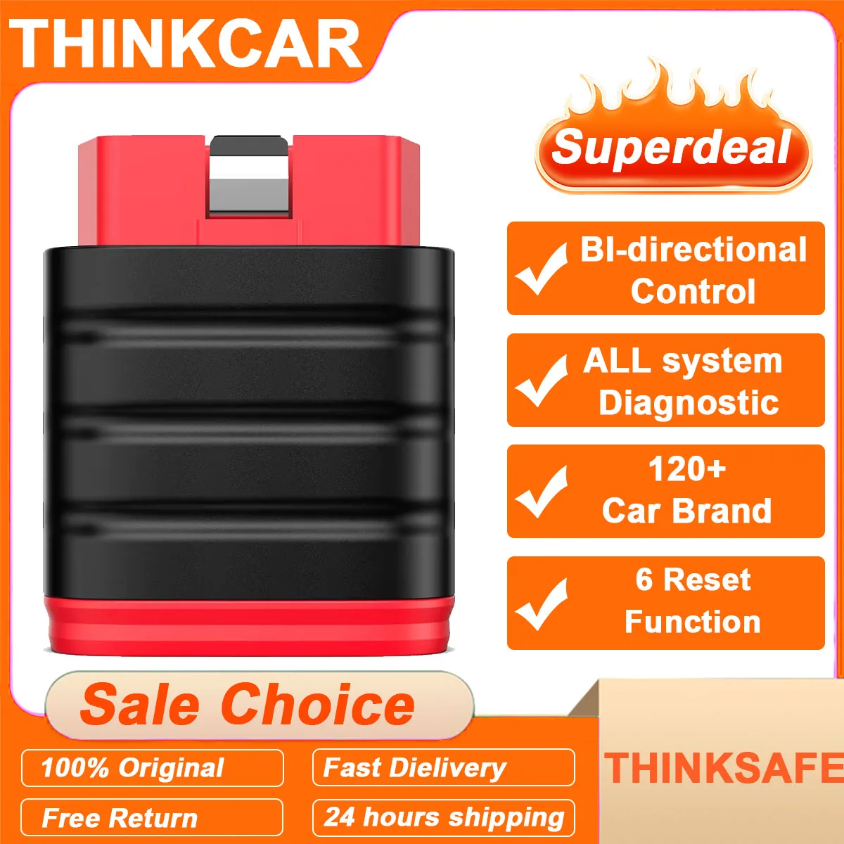 ماسح ضوئي بلوتوث Thinkcar OBD2 لعام 2026