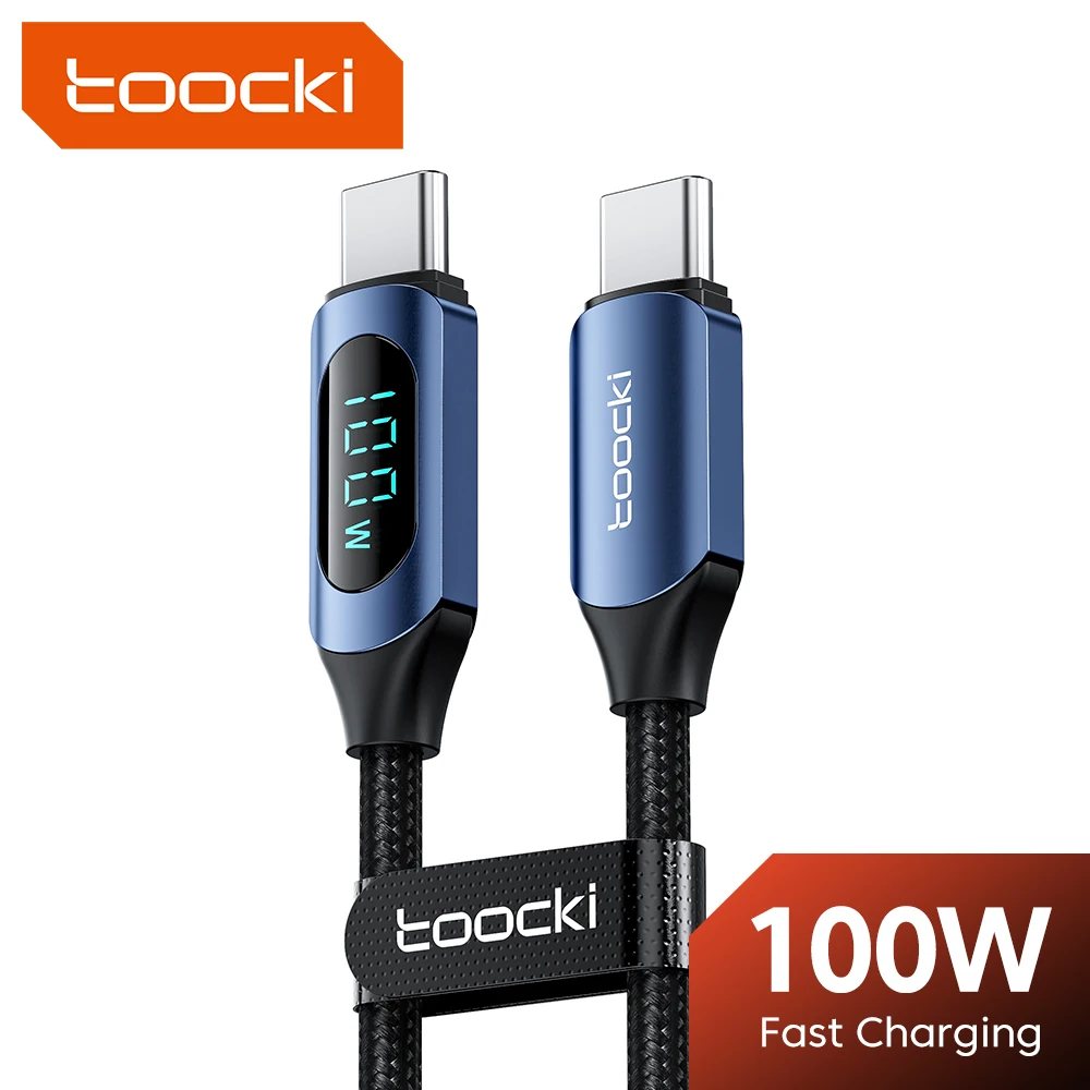 كابل شحن سريع USB C 100 واط
