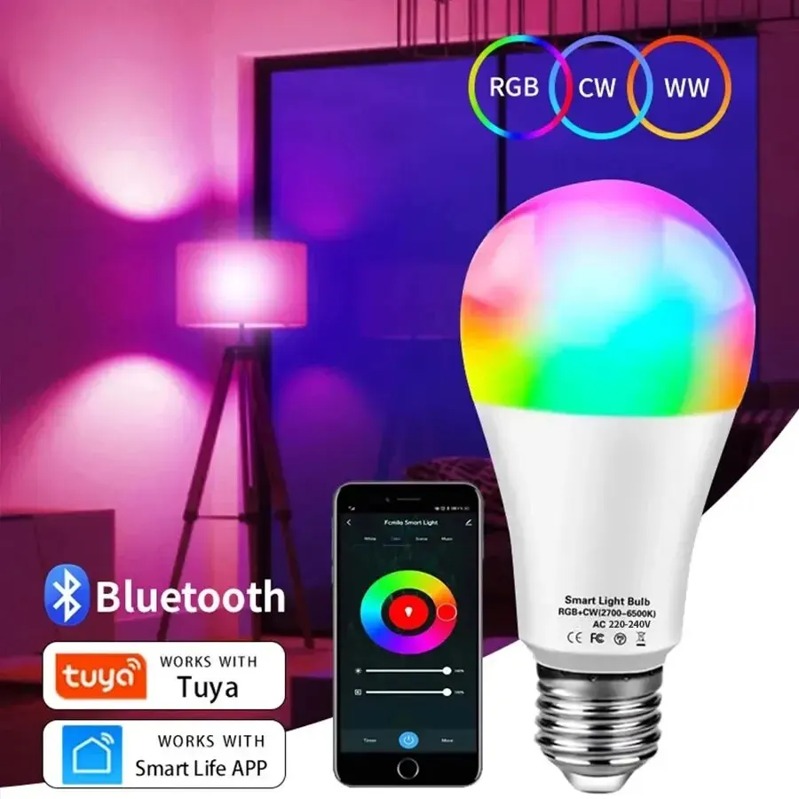 مصباح LED ذكي للتحكم بالبلوتوث