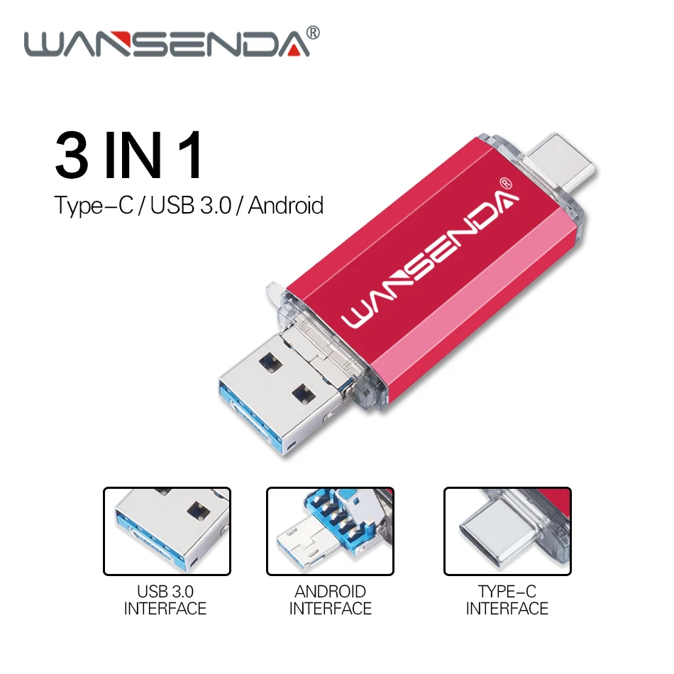 محركات أقراص فلاش OTG من Wansenda