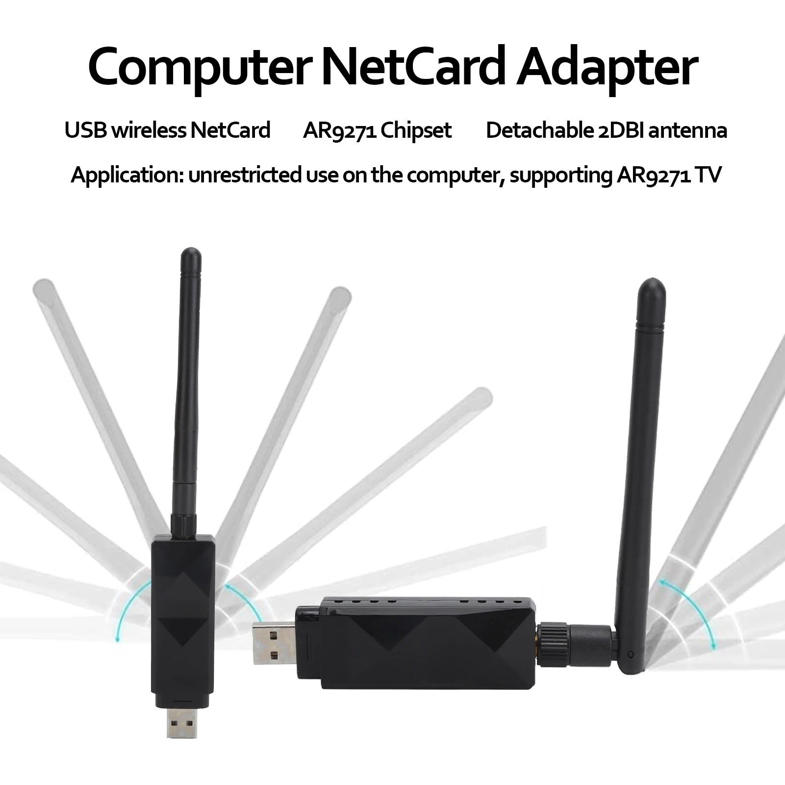 محول واي فاي USB لاسلكي AR9271