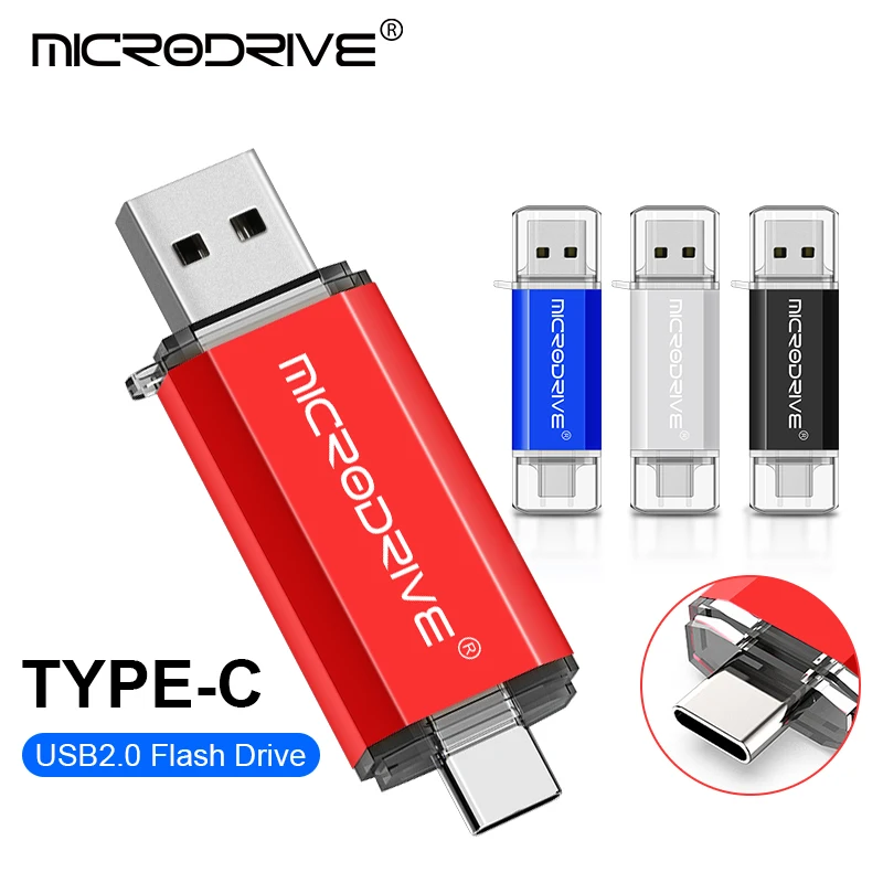 محرك فلاش USB من النوع C المزدوج