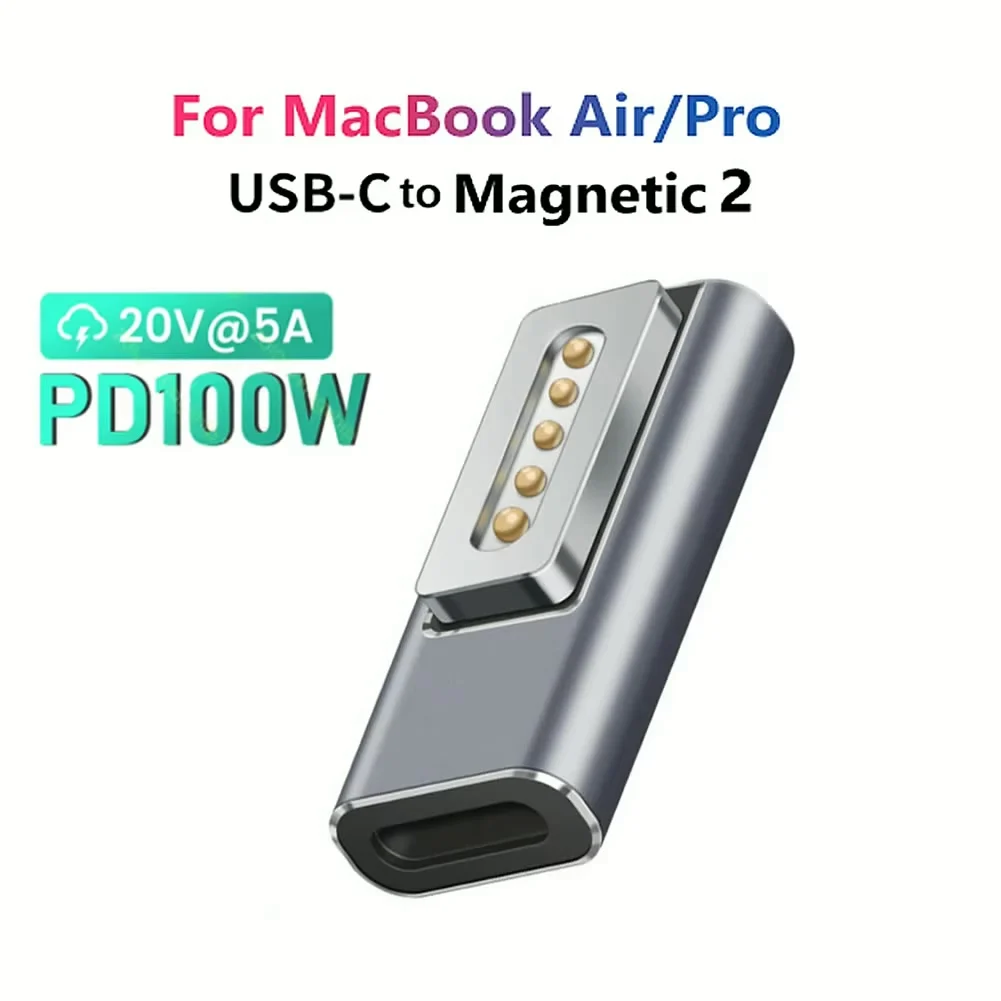 محول USB-C مغناطيسي لشحن سريع