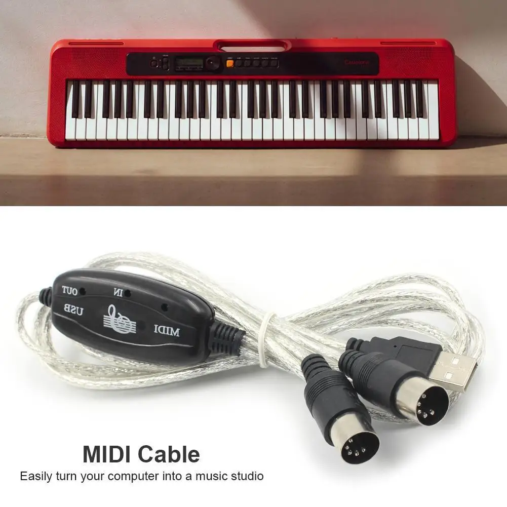 كابل USB MIDI لتحويل الموسيقى