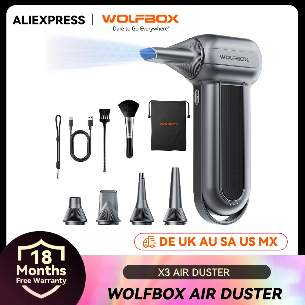 منفاخ هواء كهربائي WOLFBOX MF100
