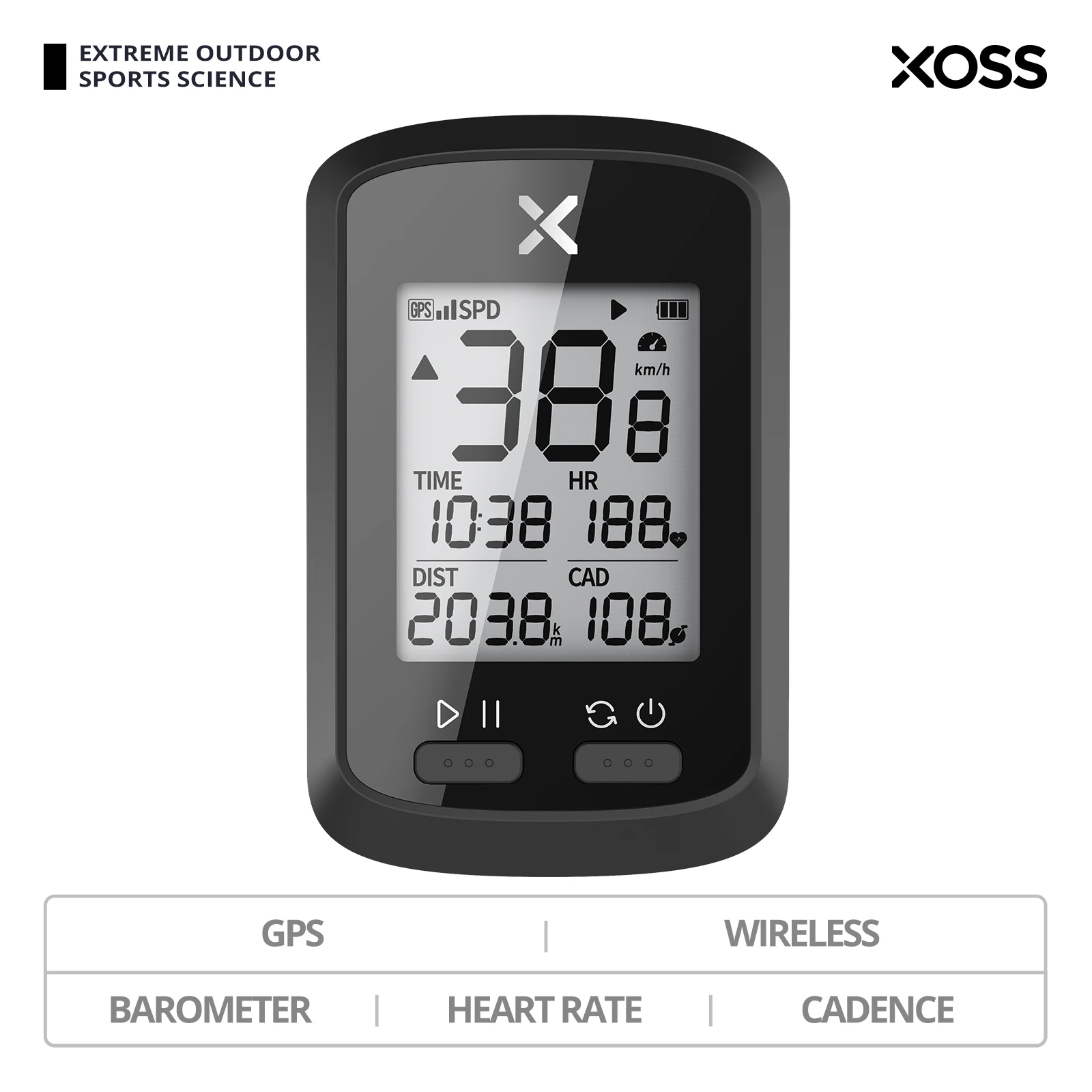 XOSS G/G Plus خفيف مقاوم للماء