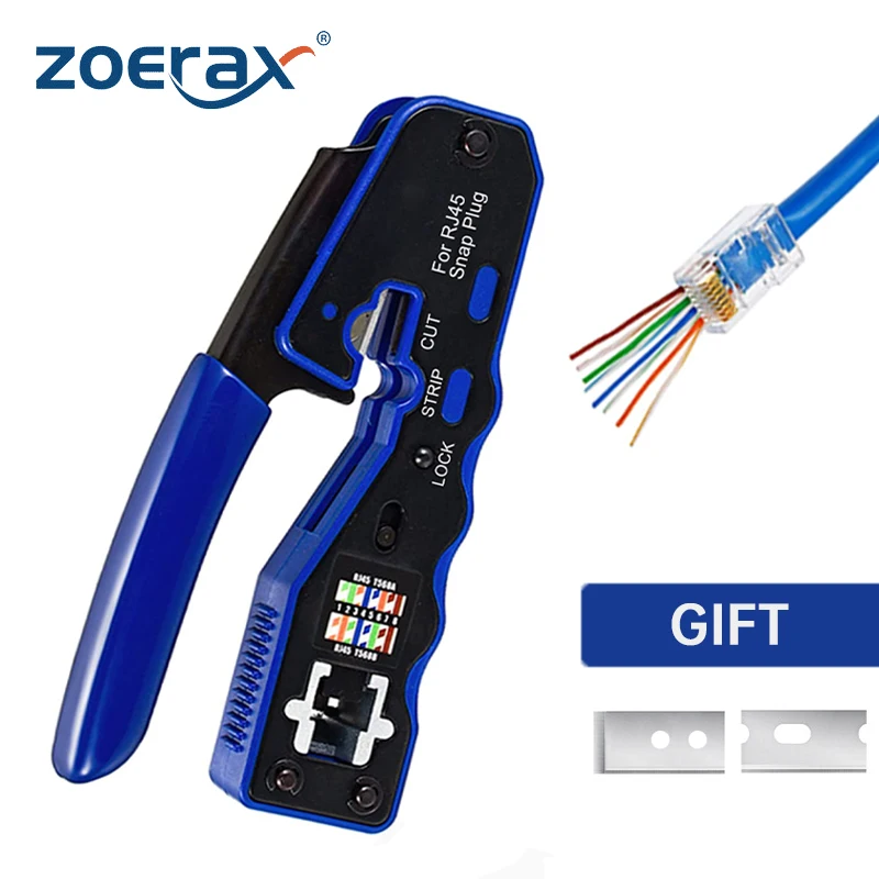 أداة تجعيد ZoeRax لأسلاك الإيثرنت