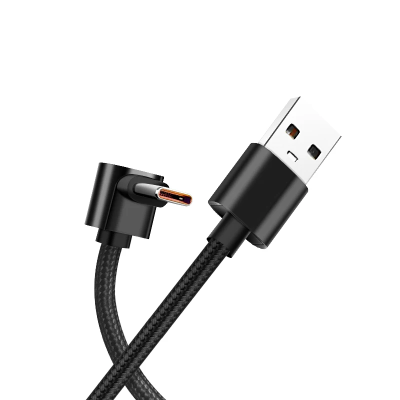 90 Degree Elbow USB Type C Charging Cable