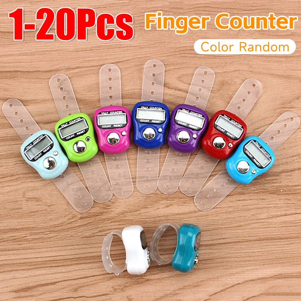 LED Finger Tally Counter with Beads