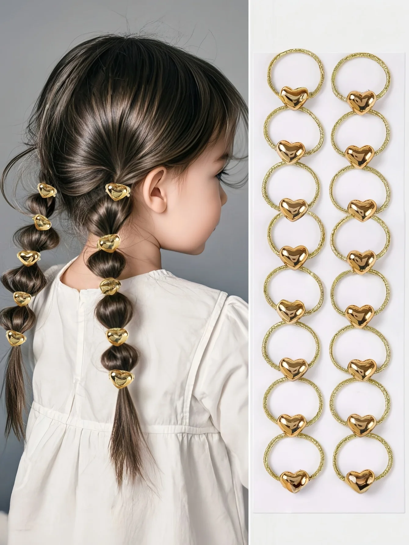 Cute Princess-Style Hair Ties for Girls