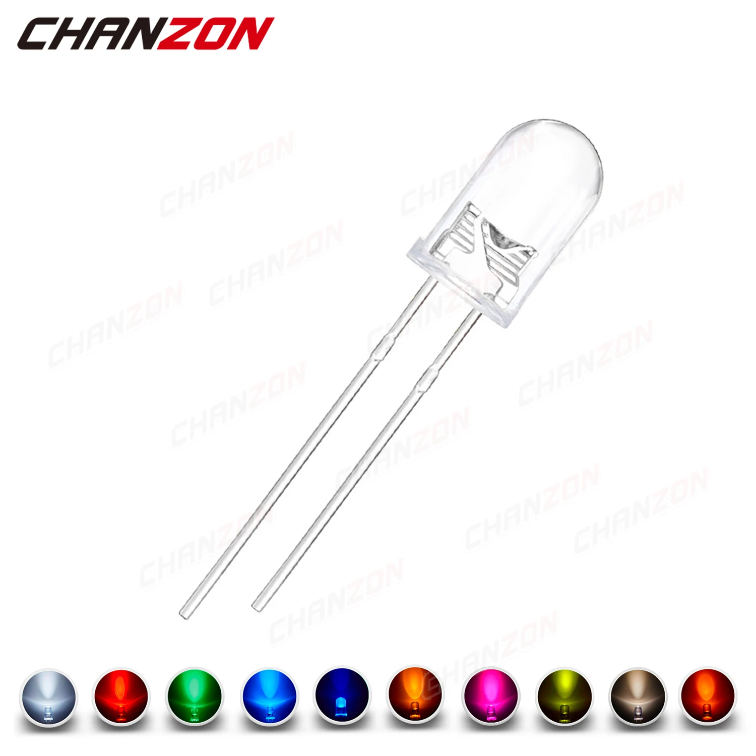 100pcs Assorted 5mm LED Diodes Set