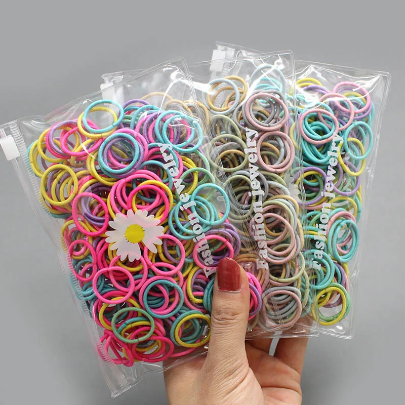 Colorful Elastic Hair Ties for Kids