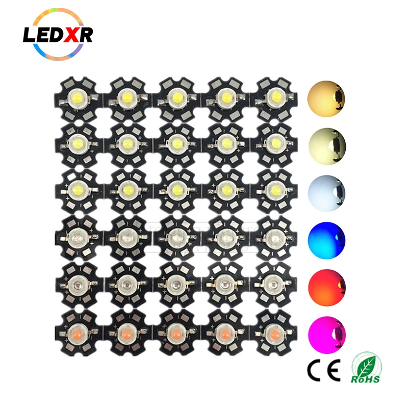مصابيح LED عالية الطاقة متعددة الألوان