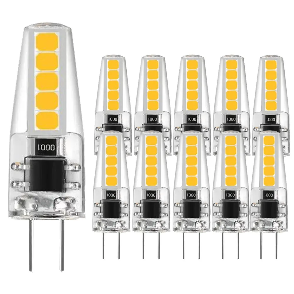 10 قطع لمبات LED G4 دافئ وبارد