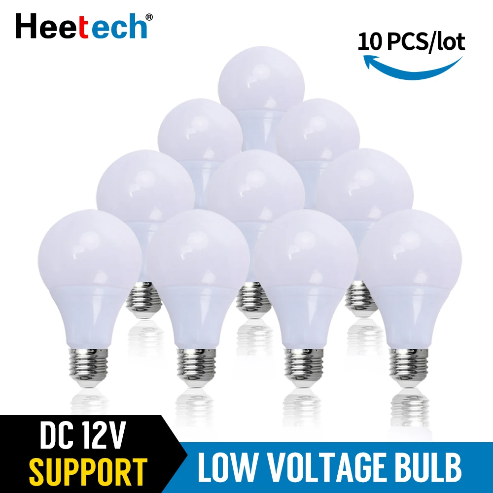 10 قطع لمبات LED تيار مستمر 12 فولت