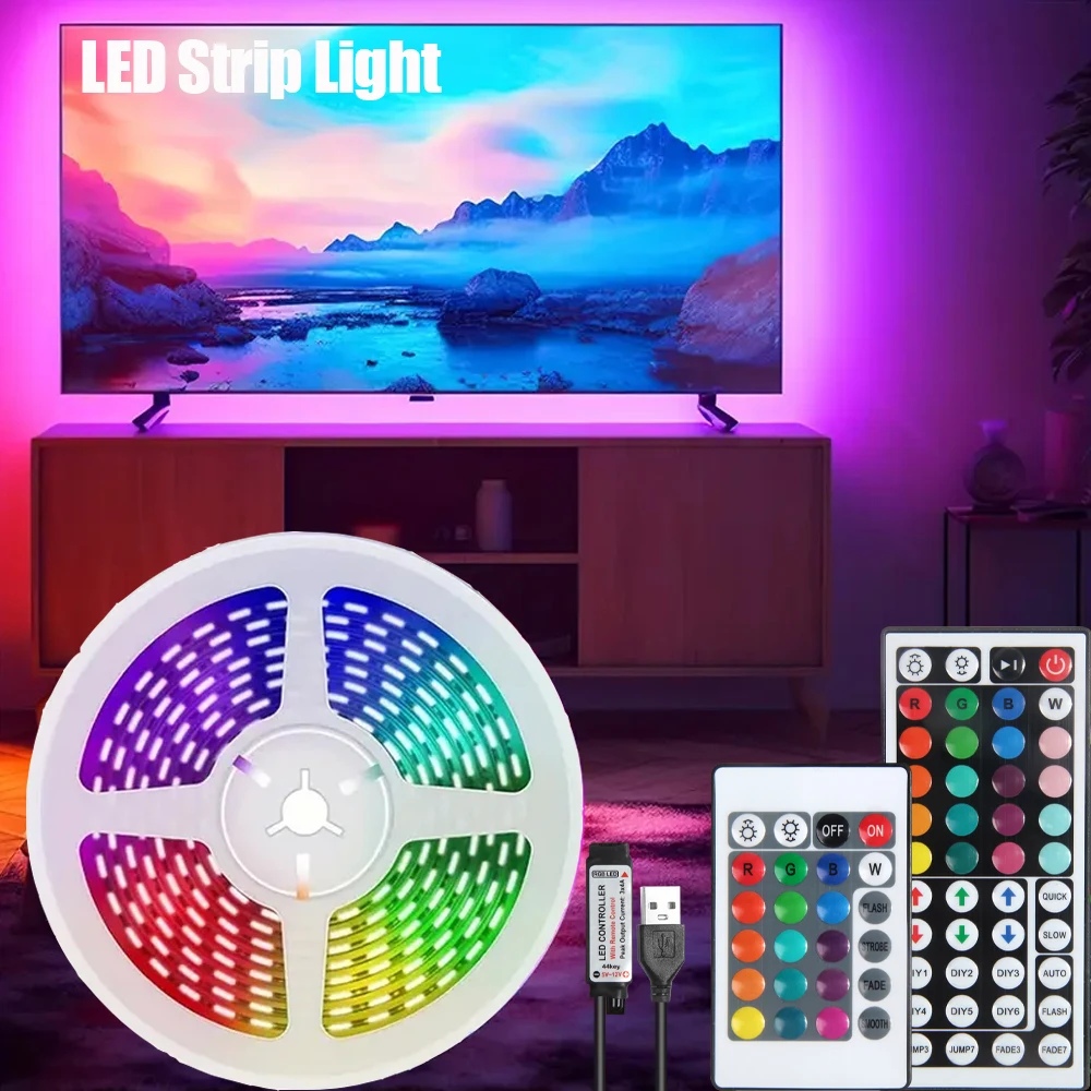 Colorful LED Strip Lights with Remote Control