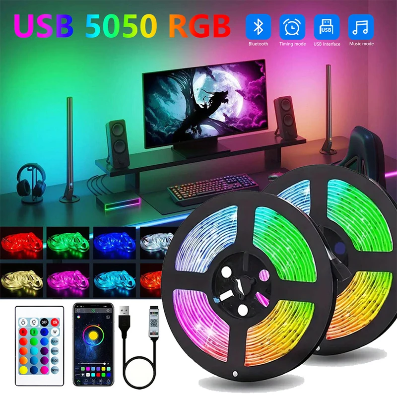 Bluetooth RGB LED Strip Lights for Decoration
