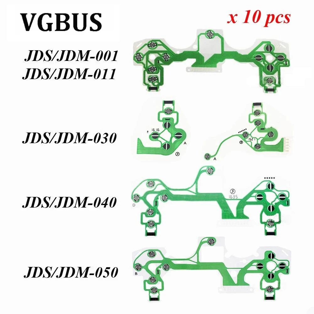 10Pcs Flex Cable Keypad for PS4 Controllers