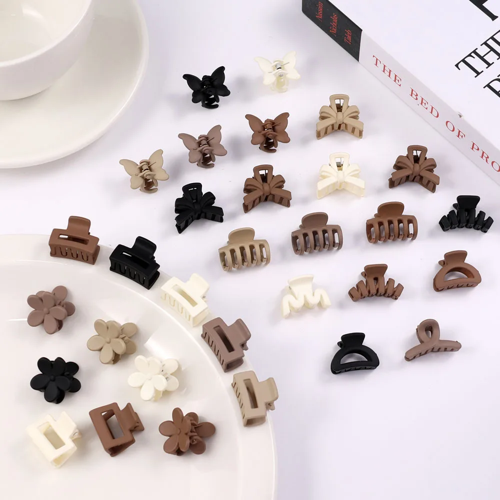 10-Piece Small Flower Hair Claw Clips Set