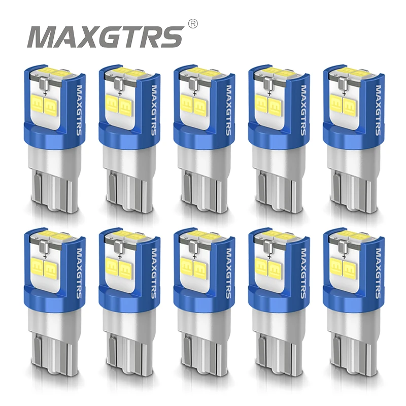 لمبات LED 10x 194 168 T10 عالية الجودة