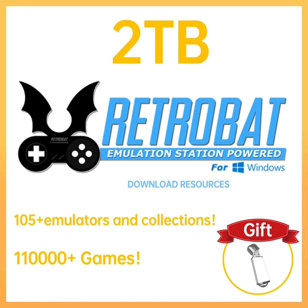 ألعاب تنزيل الموارد Retrobat لأجهزة الكمبيوتر