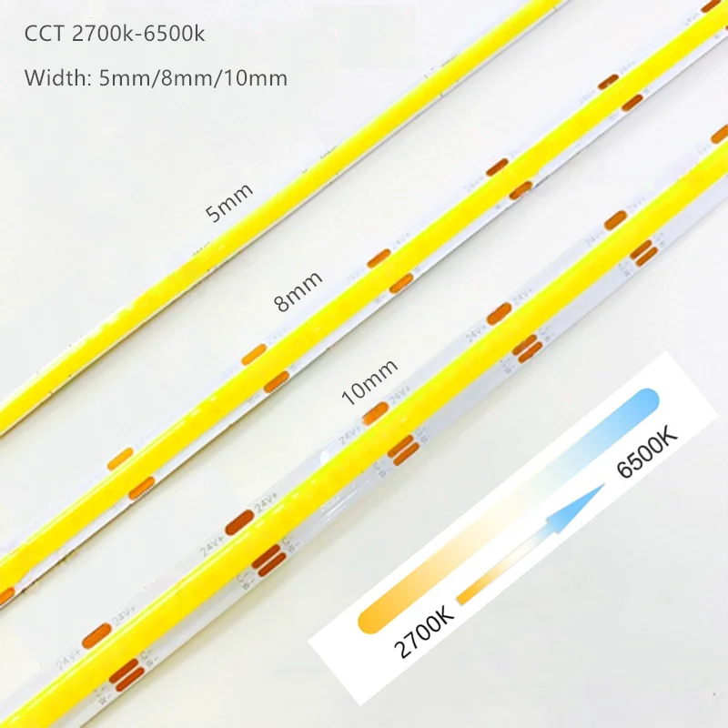 شريط ضوء LED مزدوج اللون قابل للتعديل