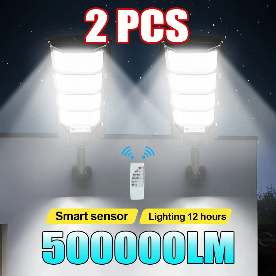 مصباح شمسية LED 500000LM بجودة عالية