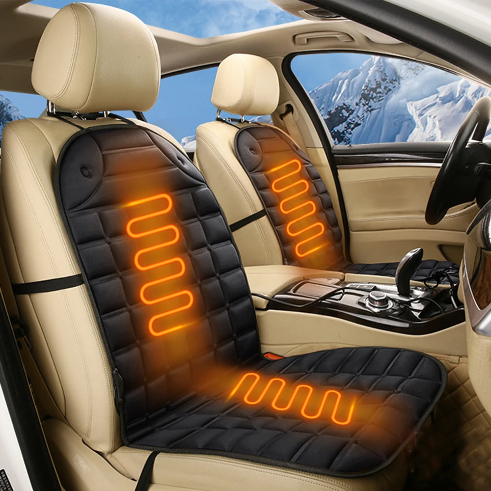 12V Heated Car Seat Cushion Cover