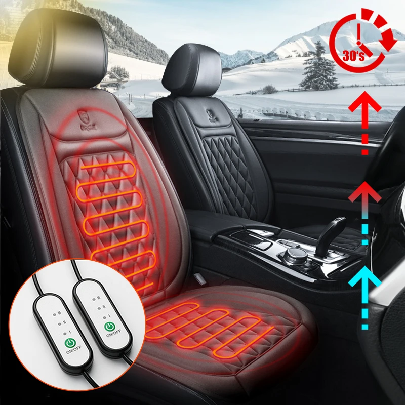 12V Heated Car Seat Cushion for Winter