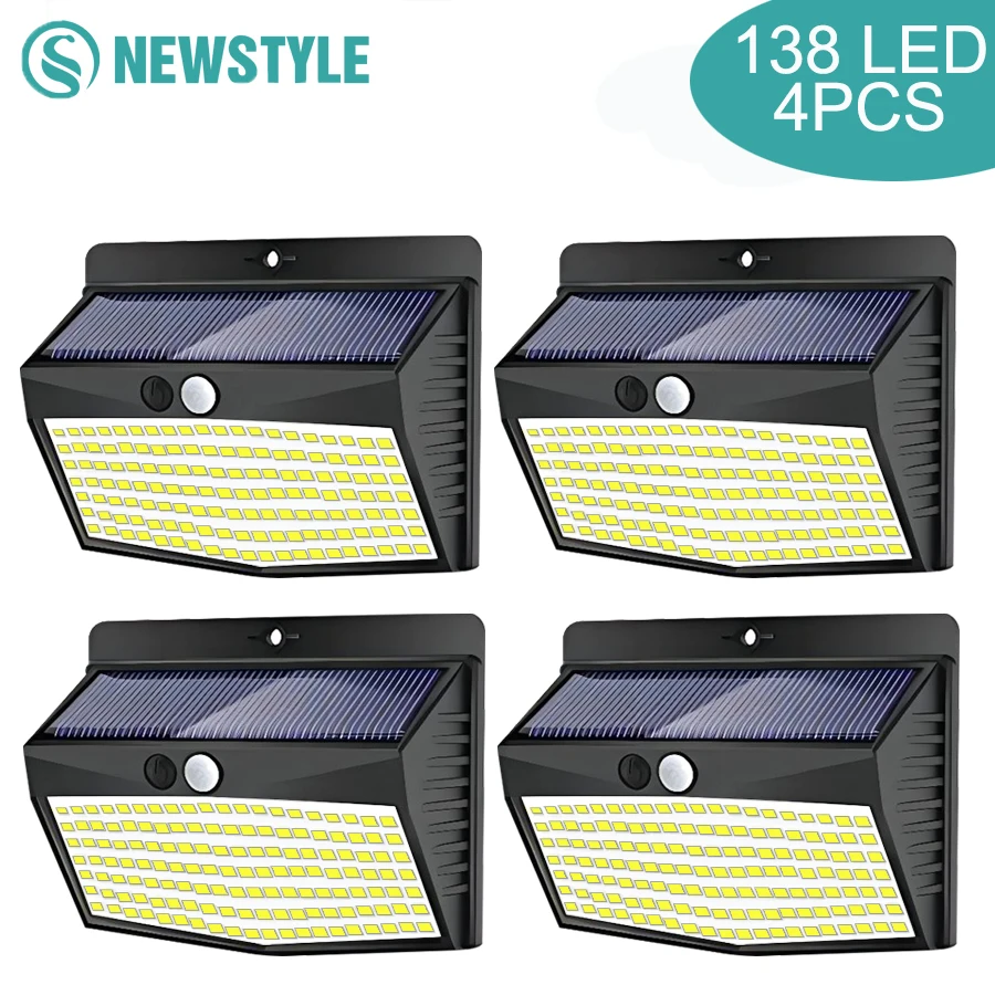 138 LED ضوء شمس مجاني للجدران